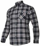 LAHTI PRO Kockás Flanel Ing / Sötétkék - S/h-164 (lpkf2s)