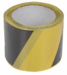 POLONIA Kétszínű Jelzőszalag - Fekete-sárga - 120mm / 100m (13167)