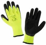 LAHTI PRO Védőkesztyű, Akril, Latex, Láthatósági - 10 (l250410k)