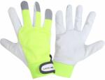 LAHTI PRO Juhbőr Védőkesztyű / Sárga-fehér - 8 (l272308k)