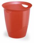 DURABLE Papírkosár 16l, Durable Trend, áttetszõ piros (1701710003) - tonerpiac