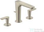Hansgrohe AXOR CITTERIO C 3 üléses mosdó csaptelep automata leeresztővel, szálcsiszolt nikkel 49060820 (49060820)