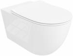 Lavita Sinto wc csésze lassú záródású ülőkével függesztett perem nélkül mély öblítéssel fehér fényes 5900378334804 (5900378334804)