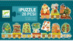 DJECO Sorozatkirakó puzzle - 10-ig számolok, 20 db-os - I count (DJ08194)