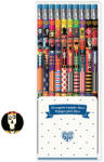 DJECO Grafit ceruza radíros végű - Steve - 10 db-os készlet - 10 pencils Steve (DD03752)