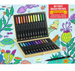 DJECO Ecsetfilc készlet - Első festő filcek 24 db - First brush pens box (DJ08795)