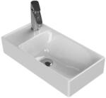 CeraStyle SHARP porcelán mosdókagyló 50 cm - 50 x 25 cm - BAL CSAPLYUKAS (WB012F22L00)