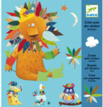 DJECO Djeco: Design by Matricázó képkészítés - Alkoss állatokat! - Create animals (DJ08932)