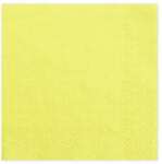 PartyDeco S. r. o Szalvéta, sárga, 33x33cm, 20 darab/csomag