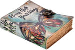 Ancient Wisdom Bőrkötésű kézműves notesz - NEVER HIDE YOUR WINGS - 18x13x5 cm (lbn-24)