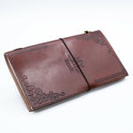 Ancient Wisdom Bőrkötésű kézműves notesz - MY BUCKET LIST BOOK - 22x12x1, 5 cm (MSJ-07)