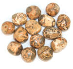  Jasp Leopardit de Peru Mineral Natural Rulat 25-28 x 20-25 mm ( L ) - 1 Buc