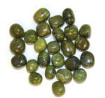  Jad Verde de Peru Mineral Natural Rulat - 17-20 x 16-20 mm - ( S ) - 1 Buc