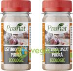 PRONAT Pachet Usturoi Uscat Pudra Ecologic/Bio 60g+60g