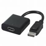 Cablexpert Displayport apa - HDMI anya adapter kábel 10cm fekete