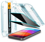 Spigen iPhone 15 Plus Screen Protector EZ FIT GLAS. tR Privacy Transparency (2 Pack) (AGL06885)