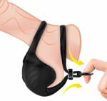 Armony Manta Scrotum Vibrator Ring Remote Control Black