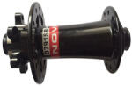NovaTec D791SB MTB első kerékagy, 32H, átütőtengelyes (15x100 mm), tárcsafékes, ipari csapágyas, fekete