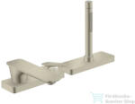 Hansgrohe AXOR CITTERIO C 3 üléses kádtöltő csaptelep zuhanyszettel, rombuszmetszéses fogantyúval, alaptest nélkül, szálcsiszolt nikkel 49431820 (49431820)