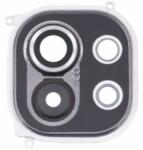 Xiaomi Mi 11 M2011K2G - Ramă + Sticlă Cameră Spate (Midnight Gray) - 56000J00K200 Genuine Service Pack, Midnight Grey