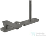 Hansgrohe AXOR CITTERIO C 3 üléses kádtöltő csaptelep zuhanyszettel, alaptest nélkül, szálcsiszolt fekete króm 49430340 (49430340)