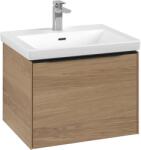 Villeroy & Boch Subway 3.0 szekrény 57.2x47.8x42.9 cm mosdókagyló alá akasztható tölgy C577L1VJ