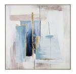 Bizzotto Tablou decorativ canvas in ulei 82.5x4.5x82.5 cm (0240863)