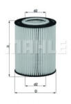 MAHLE Filtru ulei MAHLE ORIGINAL OX 433D (OX 433D)