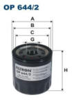FILTRON Filtru ulei FILTRON OP644 2 (OP644/2)