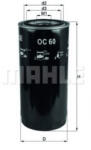 MAHLE Filtru ulei MAHLE ORIGINAL OC 60 (OC 60)