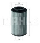 MAHLE Filtru ulei MAHLE ORIGINAL OX 153 7D2 (OX 153/7D2)