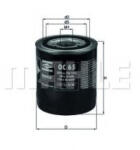 MAHLE Filtru ulei MAHLE ORIGINAL OC 65 (OC 65)