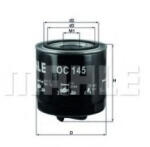 MAHLE Filtru ulei MAHLE ORIGINAL OC 145 (OC 145)