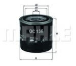 MAHLE Filtru ulei MAHLE ORIGINAL OC 136 (OC 136)