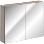 Comad Santa Fe Taupe dulap 80x17x65 cm cu oglinda gri SANTA FE TAUPE 84-80-A-2D (SANTAFETAUPE8480A2D)