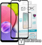 Blautel 4-OK előlap védő karcálló edzett üveg - FEKETE - 3D, 9H, a teljes felületén tapad, a teljes képernyőt védi - SAMSUNG Galaxy A03s (SM-A037F) - PRF03S (PRF03S)
