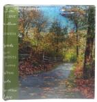 P&O Tájképes könyvkötésű bedugós fényképalbum - 200 db 10x15 cm képhez (BBM46200-WH-GOLDENAUTUMM-ERDO)