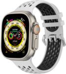 Cubenest Sportóra szíj az Apple Watch-hoz Fehér-Fekete (3303)