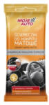 MOJE AUTO Set 24 de servetele pentru curatat bordul, aroma vanilie, efect mat, Moje Auto (19-609) - autobob
