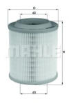 MAHLE Filtru aer MAHLE ORIGINAL LX 1275 (LX 1275)