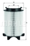 KNECHT Filtru aer KNECHT LX 1566 (LX 1566)