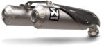 Akrapovic Evacuare AKRAPOVIC TITANIUM PAIR OF SILENCERS DUCATI SCRAMBLER 1100 2021-2024 APPROVED (S-D11SO13-HBFGT)