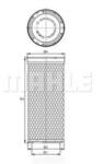 MAHLE Filtru aer secundar MAHLE ORIGINAL LXS 223 (LXS 223)