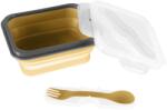Zopa Kis uzsonnásdoboz evőeszközökkel Mustard Yellow