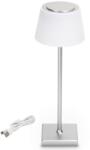 Aigostar B. V. Aigostar - LED Kültéri dimmelhető újratölthető lámpa 4W/5V 3600mAh fehér/króm IP54 AI0977 (AI0977)
