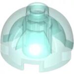 LEGO® 553cc15 - LEGO átlátszó világoskék kocka, kerek 2 x 2 méretű kupola alján tengely foglalattal (553cc15)