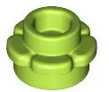 LEGO® 24866c34 - LEGO lime lap 1 x 1 méretű, virág 5 szirommal (24866c34)