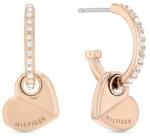 Tommy Hilfiger Cercei Tommy Hilfiger rotunzi cu inima si cristale 2780883