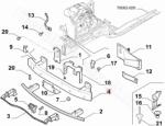 FIAT eredeti Első lökhárító merevítő Giulia ALFA ROMEO GIULIA (50544170)