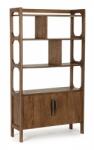 Bizzotto Biblioteca lemn mango maro Sherman 100x35x180 cm (0746838) Vitrina